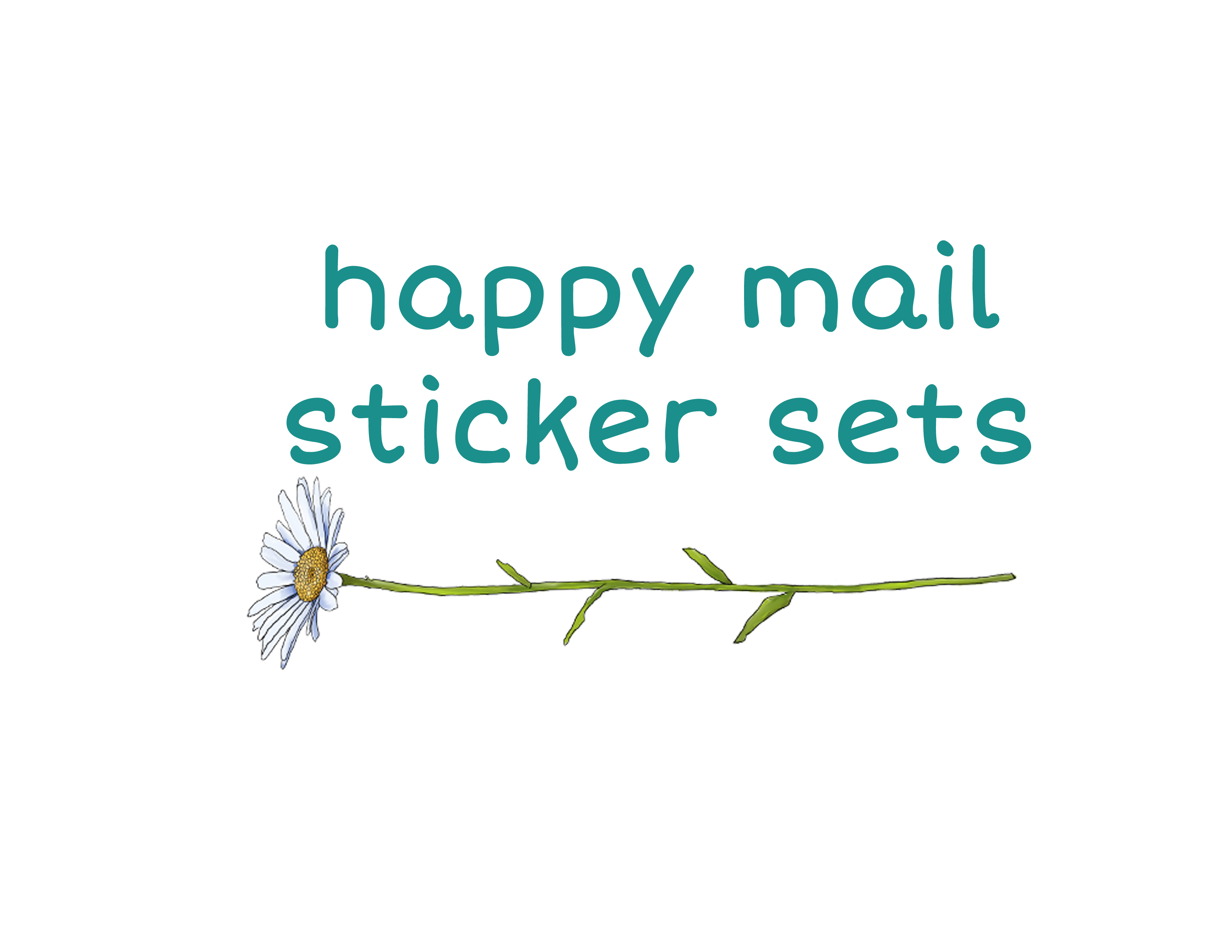 happy mail stickers